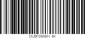 Código de barras (EAN, GTIN, SKU, ISBN): 'DU6P29ABH/4K'