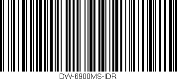 Código de barras (EAN, GTIN, SKU, ISBN): 'DW-6900MS-IDR'