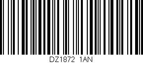 Código de barras (EAN, GTIN, SKU, ISBN): 'DZ1872/1AN'