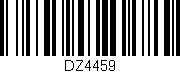 Código de barras (EAN, GTIN, SKU, ISBN): 'DZ4459'