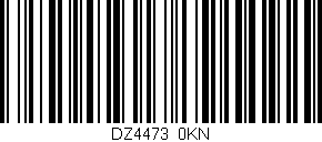 Código de barras (EAN, GTIN, SKU, ISBN): 'DZ4473/0KN'