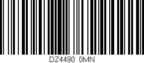 Código de barras (EAN, GTIN, SKU, ISBN): 'DZ4490/0MN'