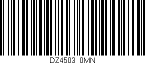 Código de barras (EAN, GTIN, SKU, ISBN): 'DZ4503/0MN'