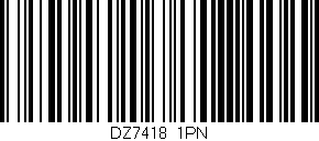 Código de barras (EAN, GTIN, SKU, ISBN): 'DZ7418/1PN'