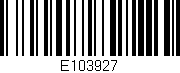 Código de barras (EAN, GTIN, SKU, ISBN): 'E103927'