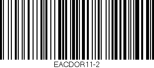 Código de barras (EAN, GTIN, SKU, ISBN): 'EACDOR11-2'