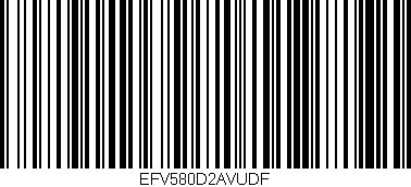 Código de barras (EAN, GTIN, SKU, ISBN): 'EFV580D2AVUDF'