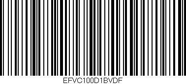 Código de barras (EAN, GTIN, SKU, ISBN): 'EFVC100D1BVDF'