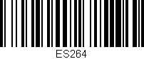 Código de barras (EAN, GTIN, SKU, ISBN): 'ES264'