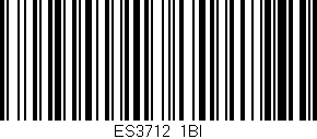 Código de barras (EAN, GTIN, SKU, ISBN): 'ES3712/1BI'