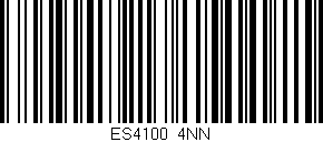 Código de barras (EAN, GTIN, SKU, ISBN): 'ES4100/4NN'