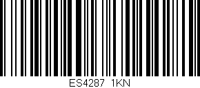 Código de barras (EAN, GTIN, SKU, ISBN): 'ES4287/1KN'