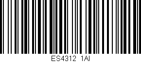 Código de barras (EAN, GTIN, SKU, ISBN): 'ES4312/1AI'