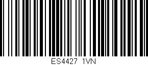 Código de barras (EAN, GTIN, SKU, ISBN): 'ES4427/1VN'