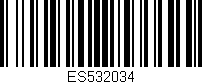 Código de barras (EAN, GTIN, SKU, ISBN): 'ES532034'