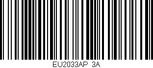 Código de barras (EAN, GTIN, SKU, ISBN): 'EU2033AP/3A'