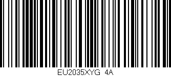 Código de barras (EAN, GTIN, SKU, ISBN): 'EU2035XYG/4A'