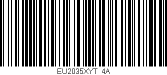 Código de barras (EAN, GTIN, SKU, ISBN): 'EU2035XYT/4A'