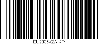 Código de barras (EAN, GTIN, SKU, ISBN): 'EU2035XZA/4P'