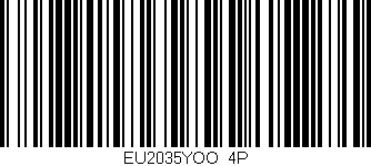 Código de barras (EAN, GTIN, SKU, ISBN): 'EU2035YOO/4P'