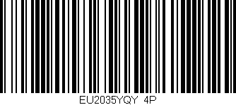 Código de barras (EAN, GTIN, SKU, ISBN): 'EU2035YQY/4P'