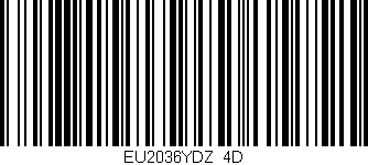 Código de barras (EAN, GTIN, SKU, ISBN): 'EU2036YDZ/4D'