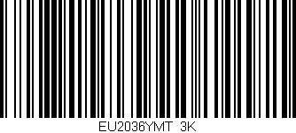 Código de barras (EAN, GTIN, SKU, ISBN): 'EU2036YMT/3K'
