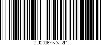 Código de barras (EAN, GTIN, SKU, ISBN): 'EU2036YMX/2P'