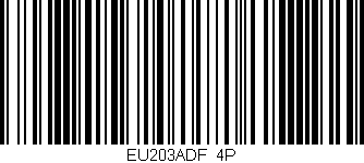 Código de barras (EAN, GTIN, SKU, ISBN): 'EU203ADF/4P'