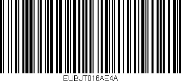Código de barras (EAN, GTIN, SKU, ISBN): 'EUBJT016AE4A'