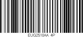 Código de barras (EAN, GTIN, SKU, ISBN): 'EUG2510AA/4P'