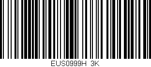 Código de barras (EAN, GTIN, SKU, ISBN): 'EUS0999H/3K'
