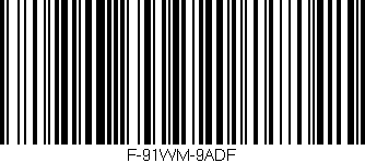 Código de barras (EAN, GTIN, SKU, ISBN): 'F-91WM-9ADF'