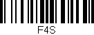 Código de barras (EAN, GTIN, SKU, ISBN): 'F4S'