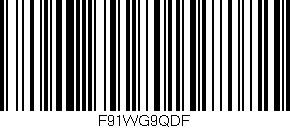 Código de barras (EAN, GTIN, SKU, ISBN): 'F91WG9QDF'