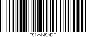 Código de barras (EAN, GTIN, SKU, ISBN): 'F91WM9ADF'