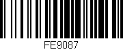 Código de barras (EAN, GTIN, SKU, ISBN): 'FE9087'