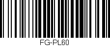 Código de barras (EAN, GTIN, SKU, ISBN): 'FG-PL60'
