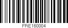 Código de barras (EAN, GTIN, SKU, ISBN): 'FRE160004'