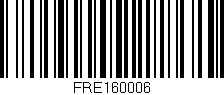 Código de barras (EAN, GTIN, SKU, ISBN): 'FRE160006'