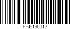 Código de barras (EAN, GTIN, SKU, ISBN): 'FRE160017'