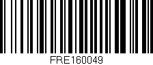 Código de barras (EAN, GTIN, SKU, ISBN): 'FRE160049'