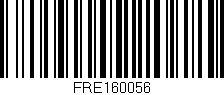 Código de barras (EAN, GTIN, SKU, ISBN): 'FRE160056'