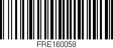 Código de barras (EAN, GTIN, SKU, ISBN): 'FRE160058'