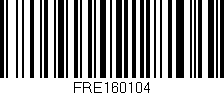 Código de barras (EAN, GTIN, SKU, ISBN): 'FRE160104'