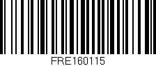 Código de barras (EAN, GTIN, SKU, ISBN): 'FRE160115'