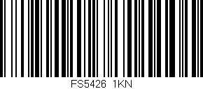 Código de barras (EAN, GTIN, SKU, ISBN): 'FS5426/1KN'