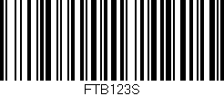 Código de barras (EAN, GTIN, SKU, ISBN): 'FTB123S'