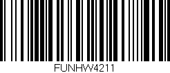 Código de barras (EAN, GTIN, SKU, ISBN): 'FUNHW4211'