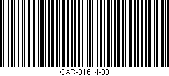 Código de barras (EAN, GTIN, SKU, ISBN): 'GAR-01614-00'